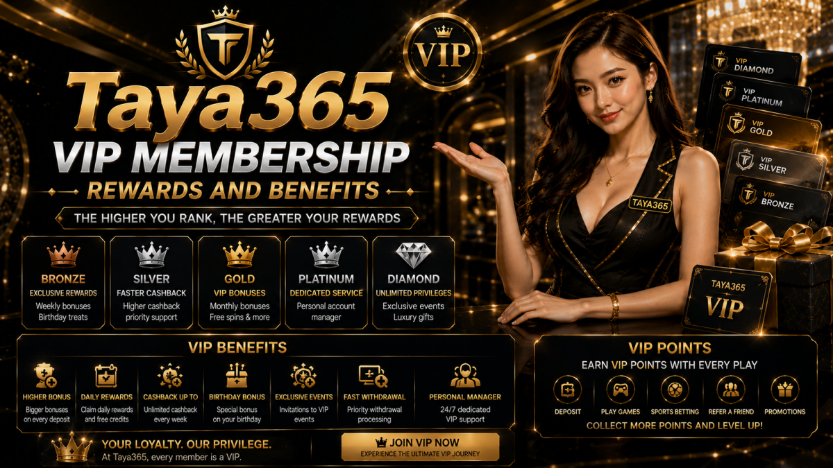 Taya365 VIP Membership Rewards and Benefits